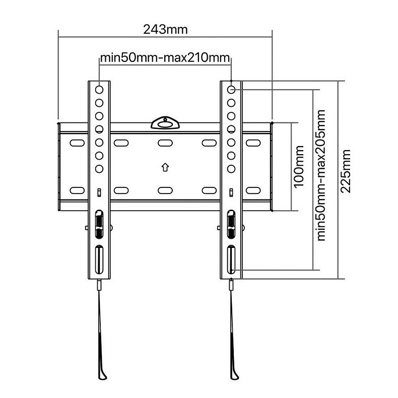 Кронштейн Satelit 19-49FIX200 (VESA200х200)