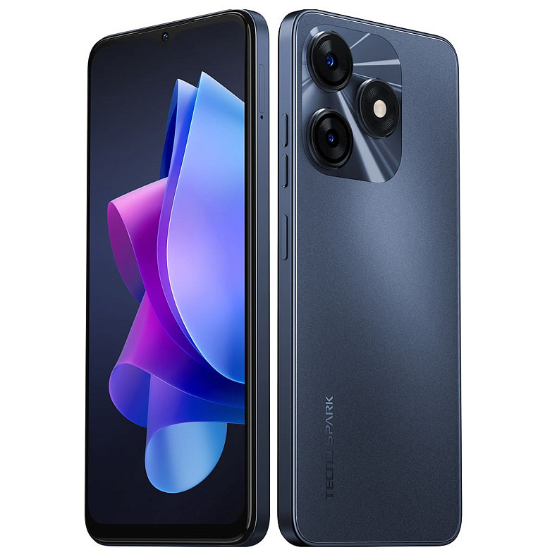 Смартфон Tecno Spark 10 (KI5q) 8/128GB NFC Dual Sim Meta Black (4895180797729)