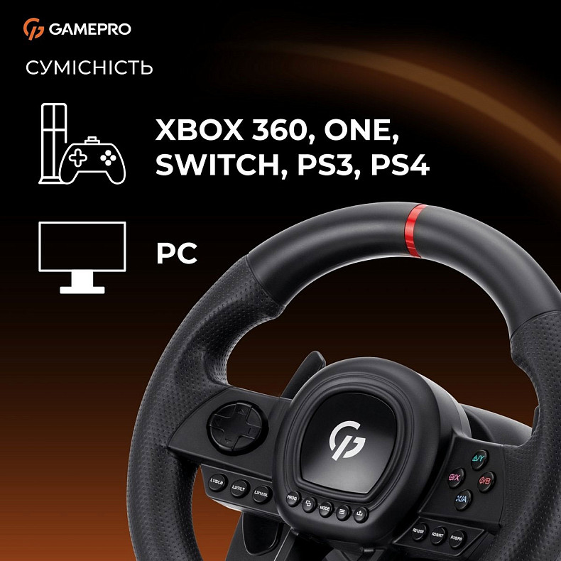 Комплект GamePro RW038PM для PC/XBOX360/XBOXONE/SWITCH/PS3/PS4