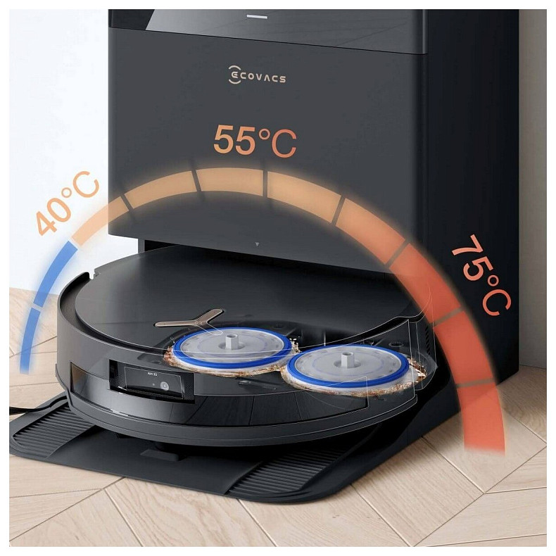 Робот-пилосос Ecovacs Deebot T50 Max Pro Black (DEX54)