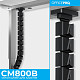 Органайзер для кабелю OfficePro CM800B Black
