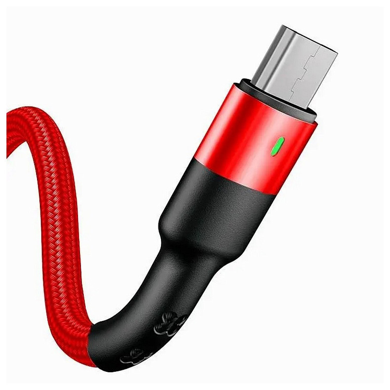 Кабель Usams US-SJ312 USB - Micro USB, 1 м, Red (SJ312MC02)