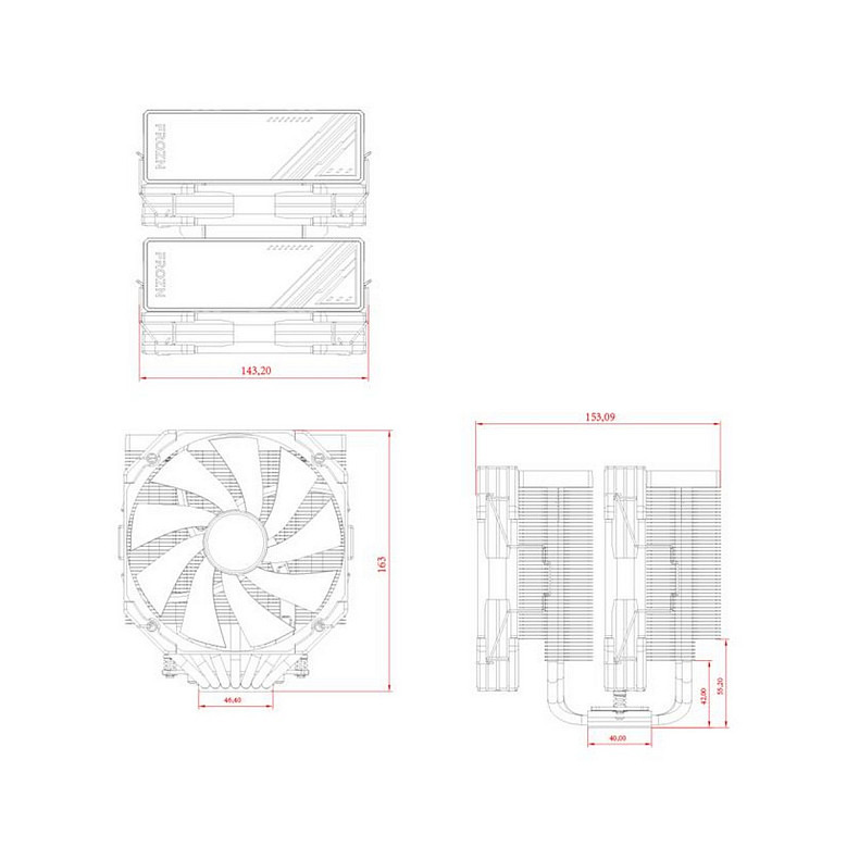 Кулер процессорный ID-Cooling Frozn A720 Black