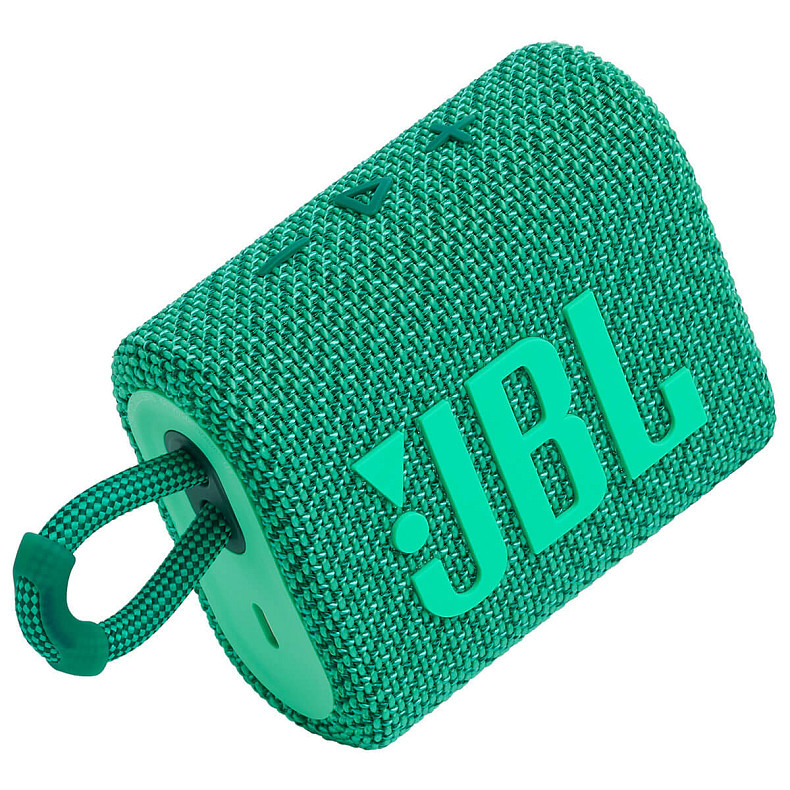 Портативна акустика JBL Go 3 Eco Green (JBLGO3ECOGRN)