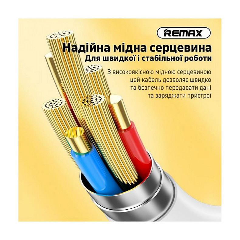 Кабель Remax Marlik Series Power Delivery Type-C to Type-C 65W White (RC-191)