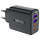 Зарядное устройство 4xUSB 45W (2xUSB-C+2xUSB-A) Gan A61 Fast Charger Black Acefast