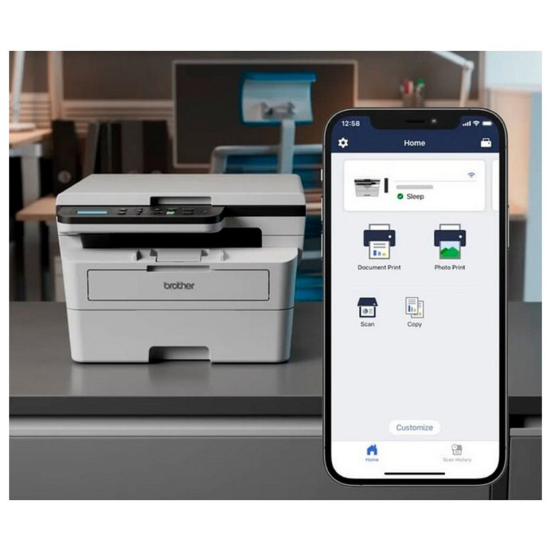 МФУ Brother DCP-B7620DW с Wi-Fi