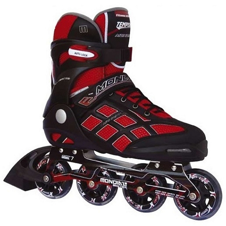 Роликовые коньки TEMPISH MONDIAL new красные/44