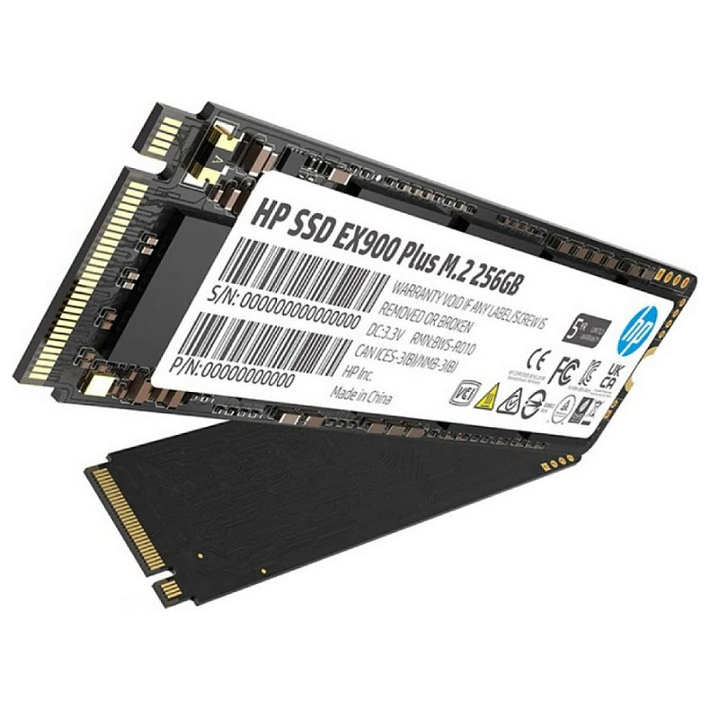 SSD диск HP EX900 Plus 256Gb M.2 2280 PCIe Gen3 x4 3D NAND