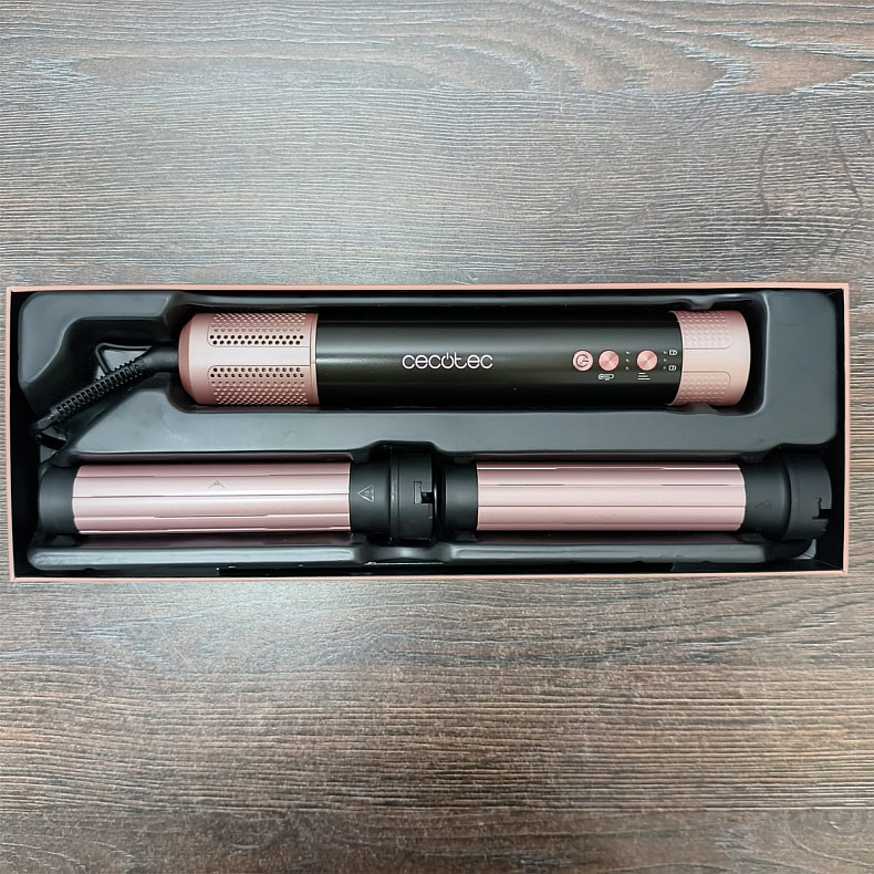 Стайлер CECOTEC Bamba CeramicCare 2in1 AirGlam Black -- Уценка