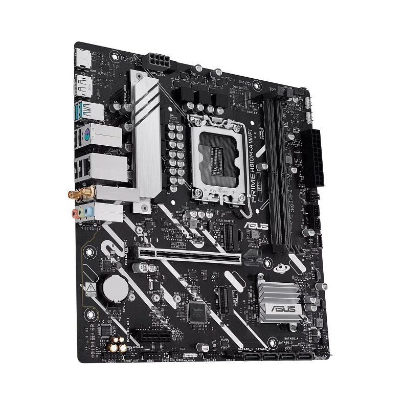 Материнcька плата ASUS PRIME H810M-A WIFI s1851 H810 2xDDR5 M.2 HDMI DP Wi-Fi BT ATX