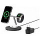 Зарядний пристрій бездротовий Belkin 3в1 Magnetic Pad Qi2 15Вт, чорний