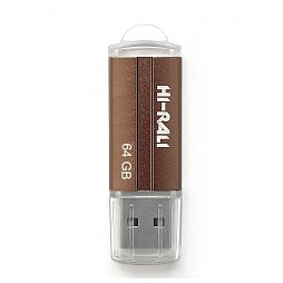 Флеш-накопичувач USB 64GB Hi-Rali Corsair Series Bronze (HI-64GBCORBR)