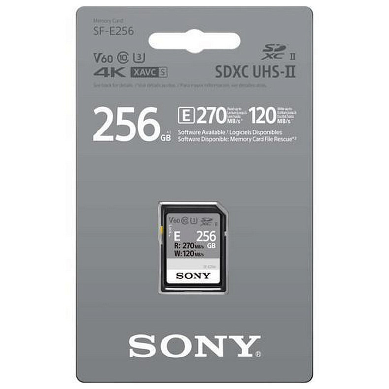 Карта пам'яті Sony SDXC 256GB C10 UHS-II U3 V60 Entry