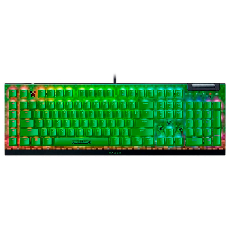 Клавіатура RAZER BlackWidow V4 X, Minecraft Edition (RZ03-04704100-R3M1)