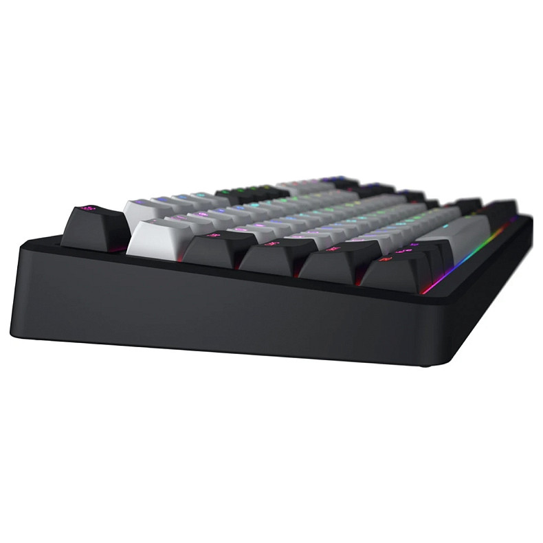 Клавіатура HATOR Rockfall 3 Mecha TKL wireless orange (HTK850EU) black, UK-ISO, QMK/VIA