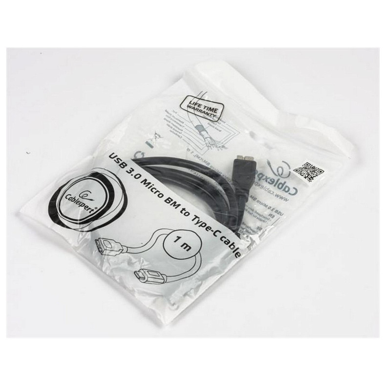 Кабель Cablexpert (CCP-USB3-mBMCM-1M) USB3.0 microBM/USB3.1 Type-C 1м