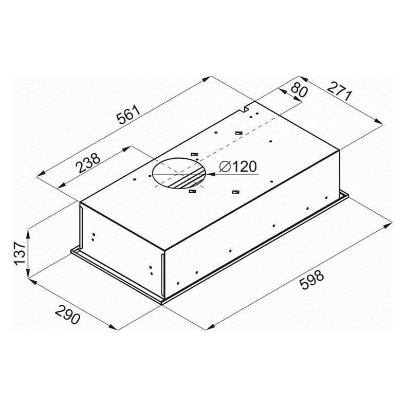 Вытяжка кухонная Hansa OMC6242BH