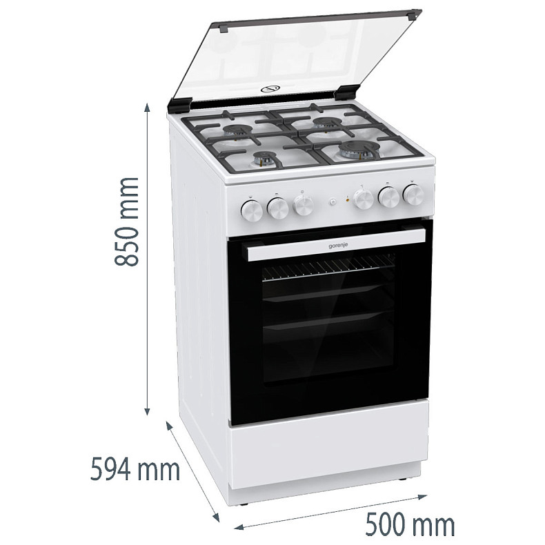 Плита комбинированная Gorenje GK 5A40 WF-B