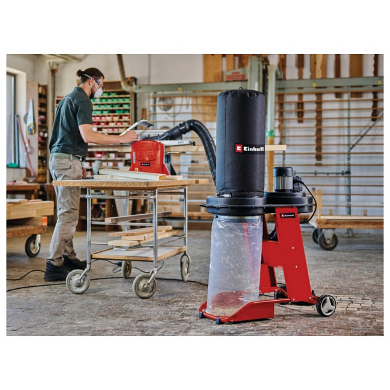 Пылесос для стружки Einhell TE-VE 550/1 A 550Вт 2850об/мин 1150м3/ч 1.6Кпа 65л 20.8кг