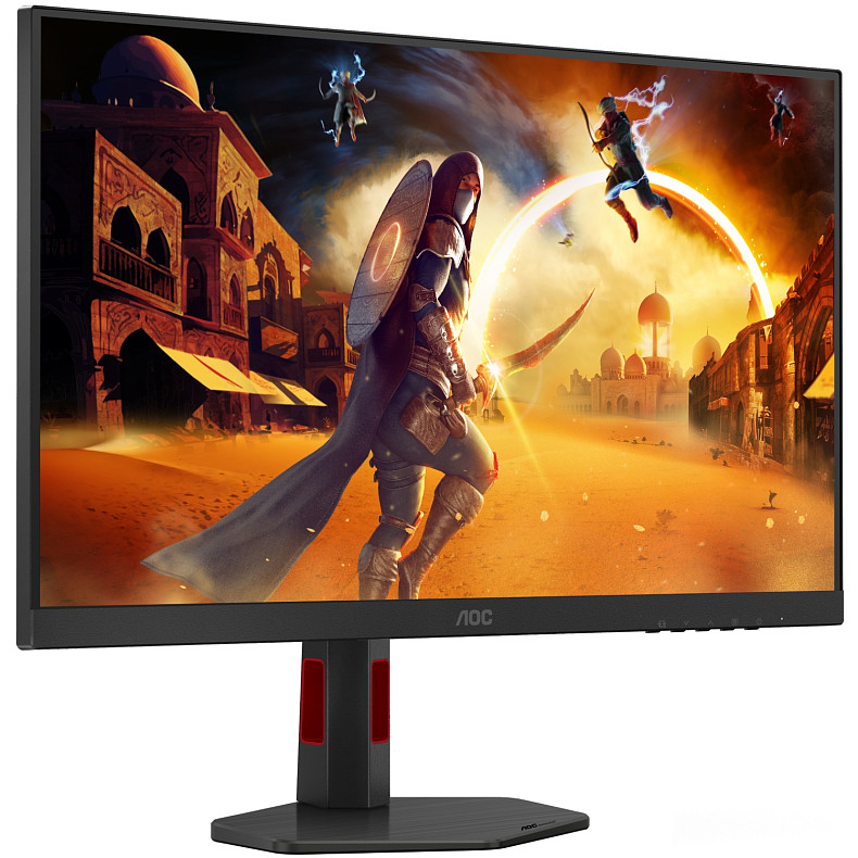 Монітор AOC 27" Q27G4SRU, QHD, Fast IPS, 320Hz,1ms, 2xHDMI, DP, USB-хаб, HAS