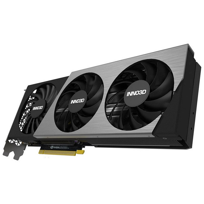 Видеокарта GeForce RTX4070 Inno3D X3 OC, 12GB GDDR6X, 192bit, PCI Express (N40703-126XX-185252L)