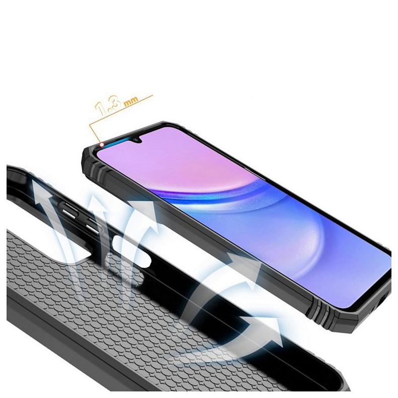 Чeхол-накладка BeCover Military для Samsung Galaxy A16 5G SM-A166 Black (712158)