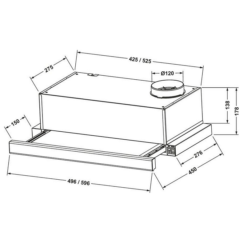 Вытяжка Eleyus Breeze 470 50 BG