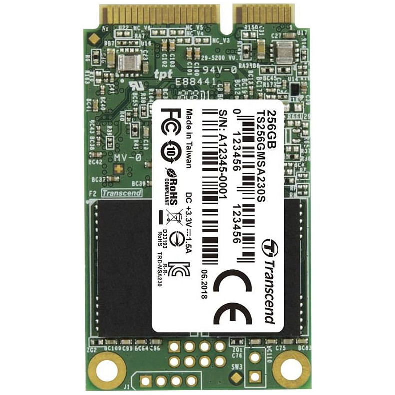 SSD диск mSATA Transcend 230S 256GB 3D TLC