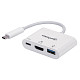 Док-станція USB3.1 Type-C --> HDMI/USB 3.0/PD 60W 4-in-1 White Manhattan