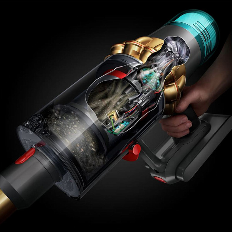 Пилосос Dyson V15 Absolute 447000-01 Metal/Gold