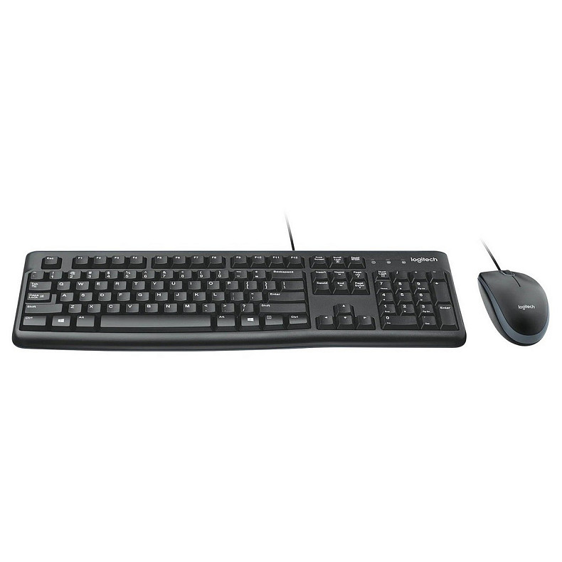 Комплект Logitech Desktop MK120 UA (клавиатура+мышка) черный