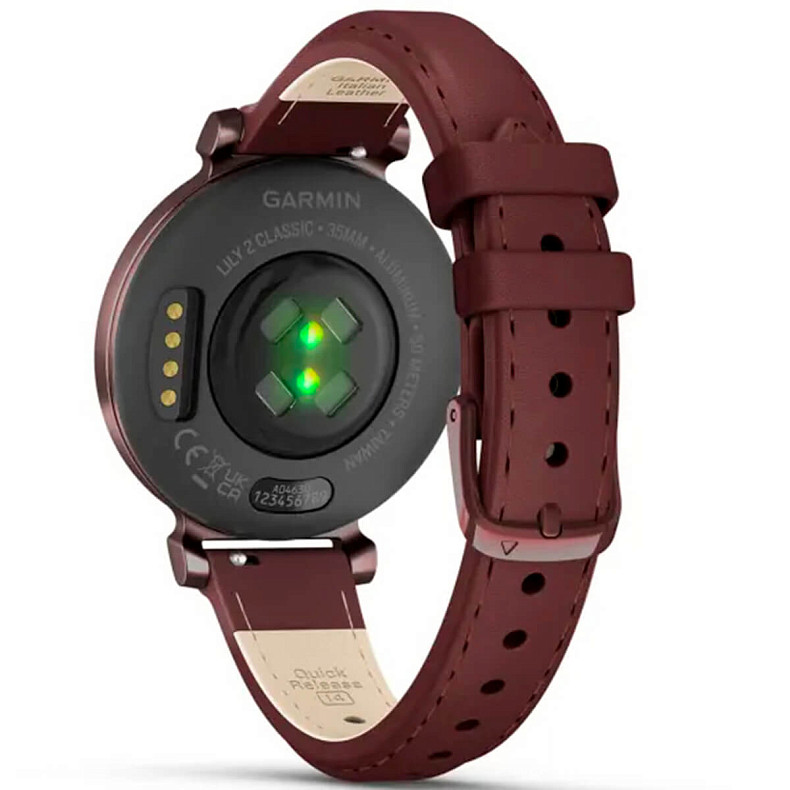 Спортивные часы GARMIN Lily 2 Dark Bronze with Mulberry Leather