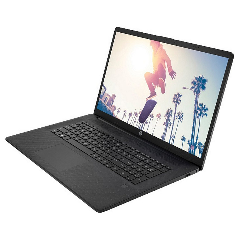 Ноутбук HP 17-cp3018ua 17.3" FHD IPS AG, AMD R7-7730U, 16GB, F1TB, UMA, DOS, чорний