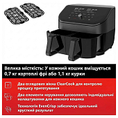 Мультипечь Instant Vortex Plus Double Basket ClearCook