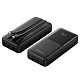 УМБ Vention 20000mAh 22.5W 3A PD, Micro-USB,USB-C,2xUSB-A,Built-in USB-C+Lightning Cables Black