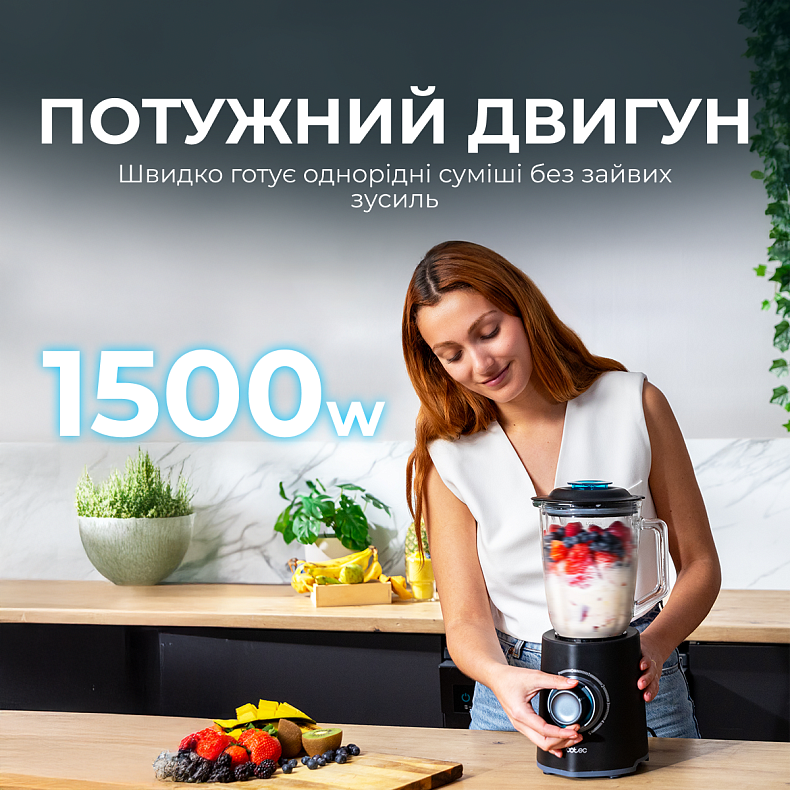 Блендер  CECOTEC Power Black Titanium 2000Max Mix Go 