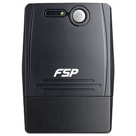 ИБП FSP FP600, 600ВА/360Вт, Line-Int, CE, IEC*4+USB+USB cable, Black