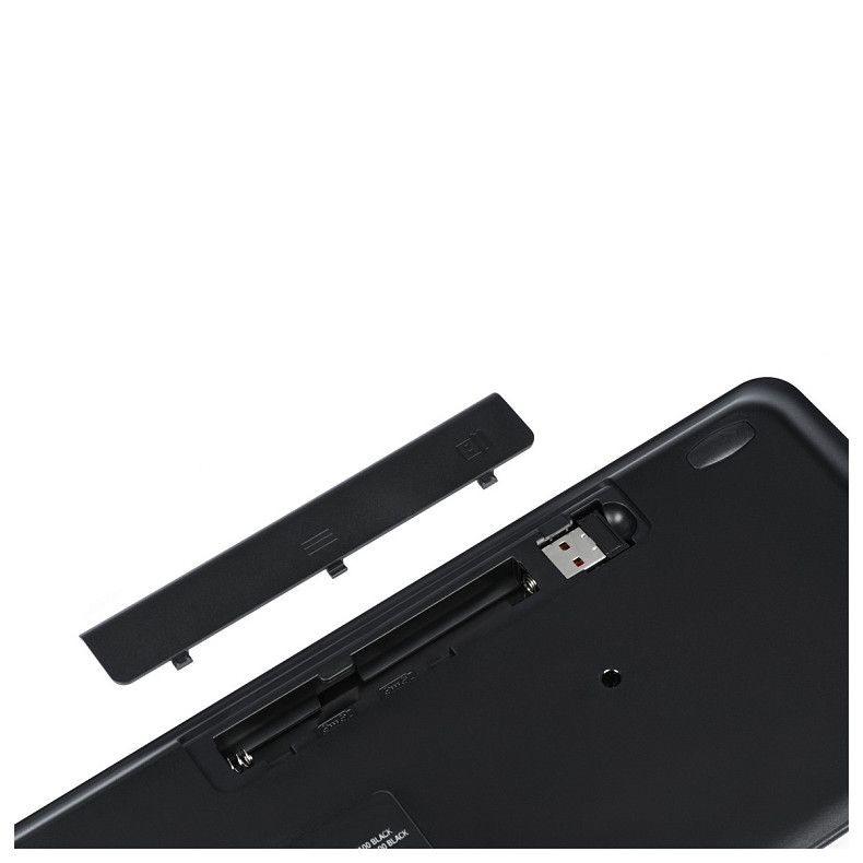Клавиатура 2E KT100 WL Ukr Black (2E-KT100WB_UA)