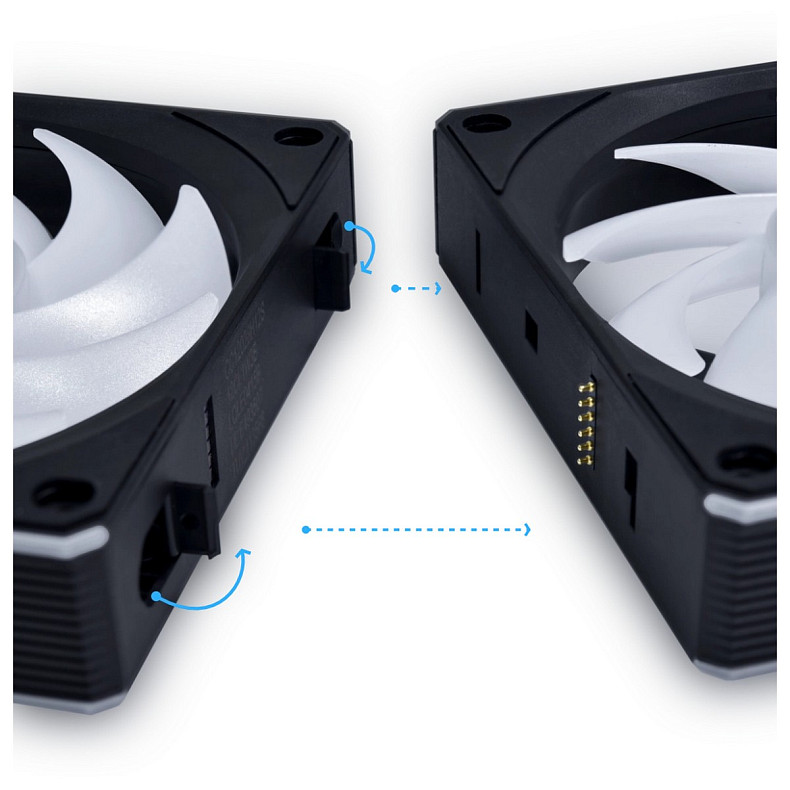 Вентилятор Lian Li Uni Fan CL Wireless 120-3 Black (G99.12CL1W3B.00)