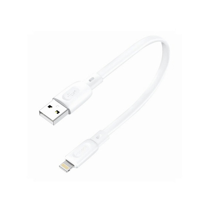 Кабель Foneng X107 USB - Lightning (M/M), 2.4 A, 0.25 м, White (X107-CA-IP)