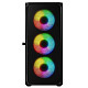Корпус LogicConcept PORTOS MESH+GLASS ARGB fans 4x120mm BLACK без БЖ ATX