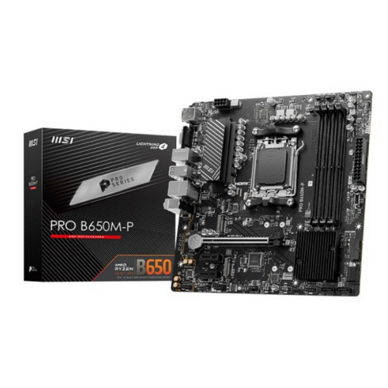 Материнская плата MSI Pro B650M-P Socket AM5