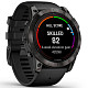 Спортивний годинник GARMIN Fenix 7X Pro Sapphire Solar Carbon Gray DLC Titanium with Black Band