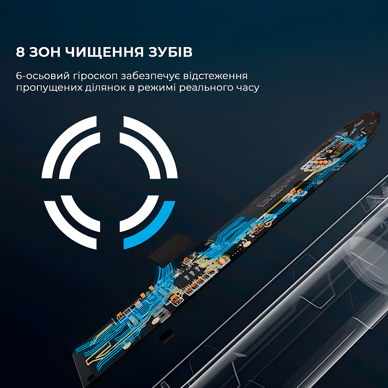 Электрическая зубная щетка Oclean X Pro Digital Duo Set Dark Blue +Golden