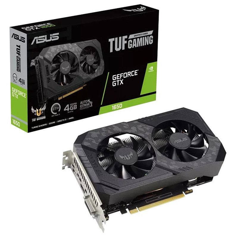 Відеокарта Asus TUF Gaming V2 GeForce GTX 1650 4GB GDDR6 (TUF-GTX1650-4GD6-P-V2-GAMING)