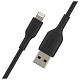 Кабель USB-A > Lightning зарядка/синхронизация Belkin 1м, 12Вт, PVC, черный