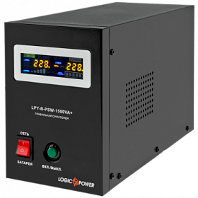 ДБЖ LogicPower LPY-B-PSW-1500VA+ (1050Вт)10A/15A, с правильною синусоїдою, 24V (LP4130)