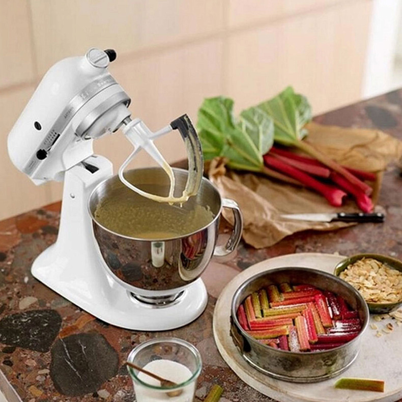 Кухонний комбайн KitchenAid Artisan 4,8 л 5KSM175PSEWH з відкидним блоком білий