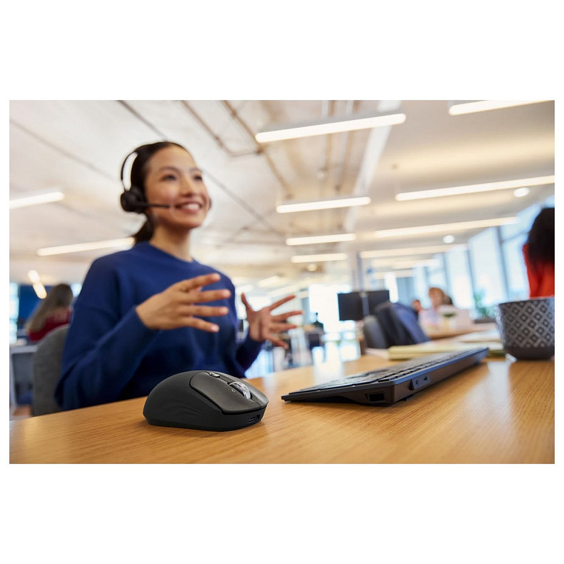 Миша HP 700 Rechargeable, WL/BT, чорний